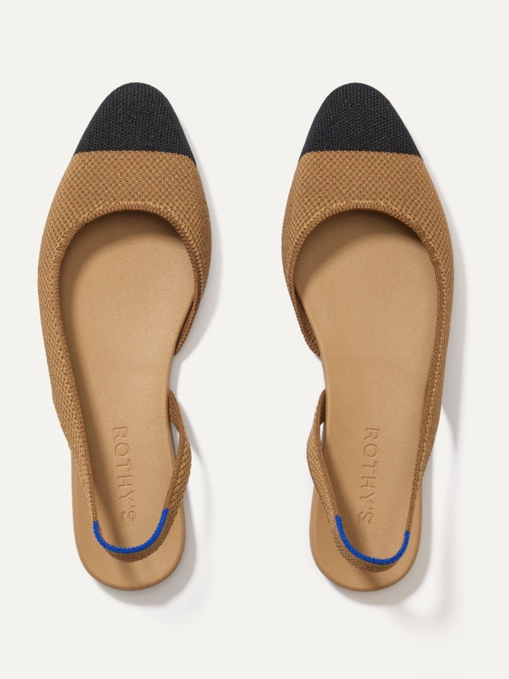 Rothy's The Almond Slingback - Tawny Captoe Size 11